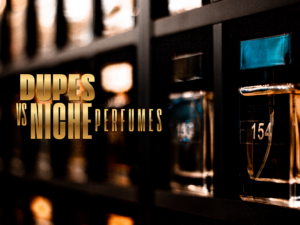 Perfume dupes vs niche perfumes: Solos Perfumes Essence of Virtue bottle